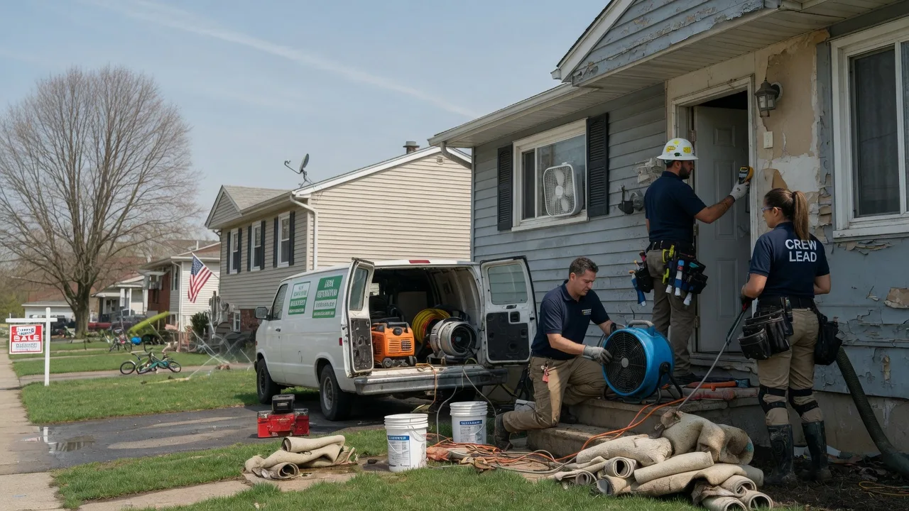 Flood Cleanup in Buckley, MI near me